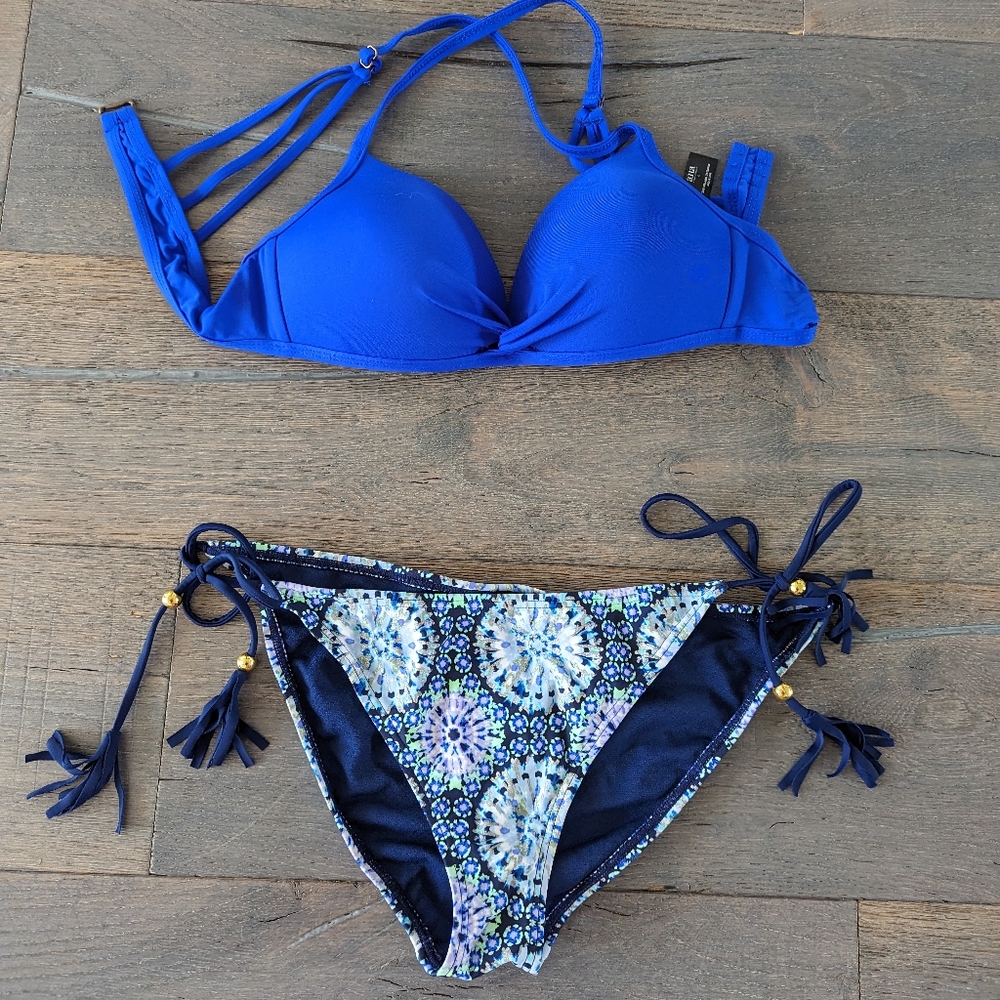 Blue swimsuit 2 piece